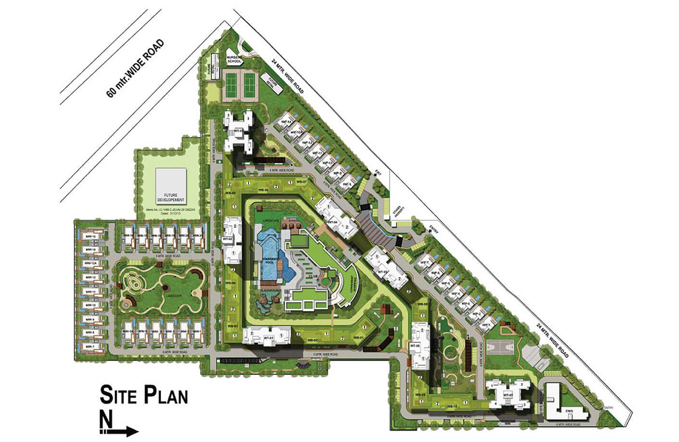 Master Plan of Experion Windchants